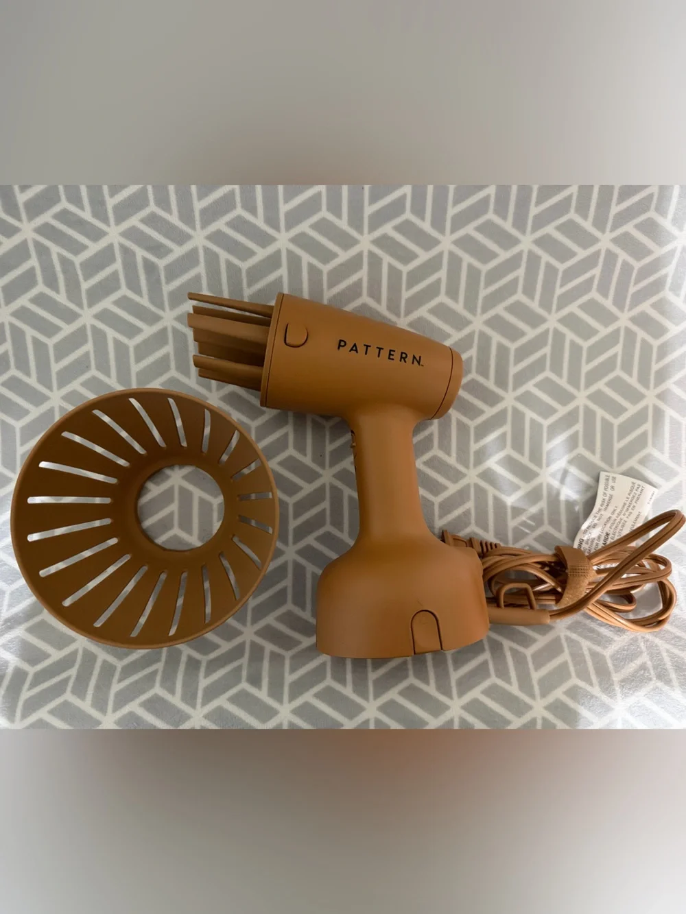 PATTERN Mini Hair Dryer in Rust Brown